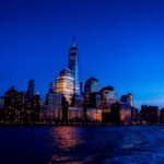 new york city sunset skyline