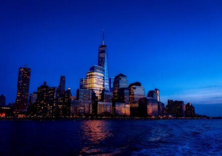 new york city sunset skyline